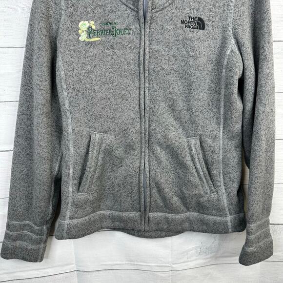 The North Face Womens size Medium Sweater Fleece Zip Up Jacket Gray nf0a3lh8 - Picture 4 of 11